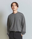 【SALE／50%OFF】BEAUTY&YOUTH UNITED ARROWS ウォッシャブル ウール ロングスリーブ Tシャツ ユナイテッドアローズ アウトレット トップス カットソー・Tシャツ グレー ブラック ブラウン【送料無料】