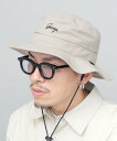 GERRY GERRY ジェリー ハット アドベンチャーハット メンズ サファリハット 帽子 エー.エム.エス. 帽子 ハット ベージュ ブラック