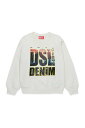 【SALE/40%OFF】DIESEL キッズ スウェット プリント ディーゼル トップス スウェット・トレーナー ホワイト【送料無料】
