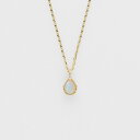 NOJESS 【WEB限定】10月バースストーン/K10オパールネックレス ノジェス アクセサリー・腕時計 チョーカー ホワイト【送料無料】