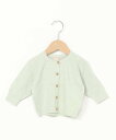【SALE/40%OFF】petit main ポコポコカーディガン ナルミヤオンライン マタニティウェア・ベビー用品 ベビートップス グリーン ホワイト ピン...