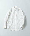 URBAN RESEARCH ROSSO 『WEB限定』ストライプバンドカラーリラックスシャツ アーバンリサーチロッソ トップス シャツ・ブラウス グレー ブラ...