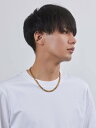 ieLS 「ieLS」ステンレス ネックレス クークロワッサン アクセサリー・腕時計 ネックレス ゴールド シルバー【送料無料】