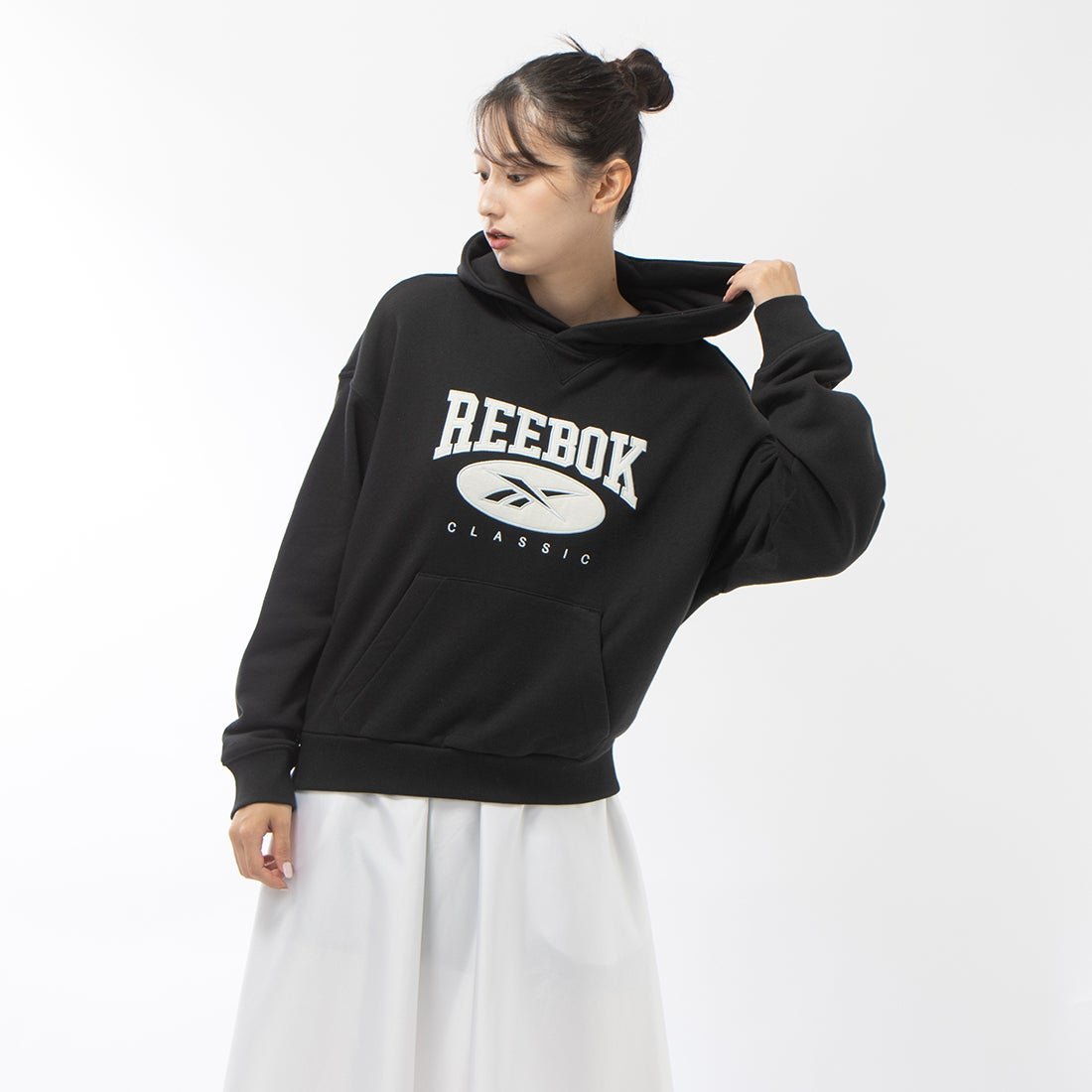 【SALE／38%OFF】Reebok ビック ロゴ フーディー / CL AE BIG LOGO FT HOODIE リーボック トップス パーカー・フーディー【送料無料】