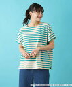 Leilian PLUS HOUSE ボーダーTシャツ【Le m