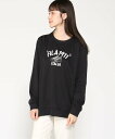 【SALE/28%OFF】FILA FILA/(W)裏起毛クルースウェット ニッキー トップス スウェット・トレーナー ブラック グレー ピンク