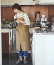 studio CLIP コットンリネンロングエプロン スタディオクリップ 食器・調理器具・キッチン用品 エプロン カーキ グレー ピンク ブラック イエロー