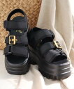 【SALE/20%OFF】LOVEHUNTER 8.5cmヒール ワンピース 韓国ファッション セットアップ 厚底 ベルトサンダル ☆1678 サンエーフットウ...