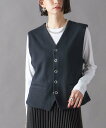 【SALE/30%OFF】SHIPS WOMEN SHIPS NINE CASE:<手洗い可能>スウェット ベスト シップス トップス ベスト・ジレ ブラック ...