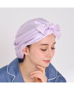 【SALE/20%OFF】Francfranc シルク ナイトキャップ ショート パープル フランフラン ヘアケア その他のヘアケア パープル