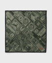 【SALE/30%OFF】TAKEO KIKUCHI アーカイブ切手柄フォンカチ タケオキクチ ファッション雑貨 ハンカチ・ハンドタオル ブラック オレンジ ネイビー