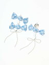 PINK HOUSE natsumi osawa*PINK HOUSE gingham check shibori flower earrings ピンクハウス アクセサリー・腕時計 イヤリング・イヤーカフ ピンク【送料無料】