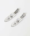 URBAN RESEARCH ROSSO heyep RhinestoneFlatHairClip2P アーバンリサーチロッソ ヘアアクセサリー その他のヘアアクセサリー シルバー【送料無料】