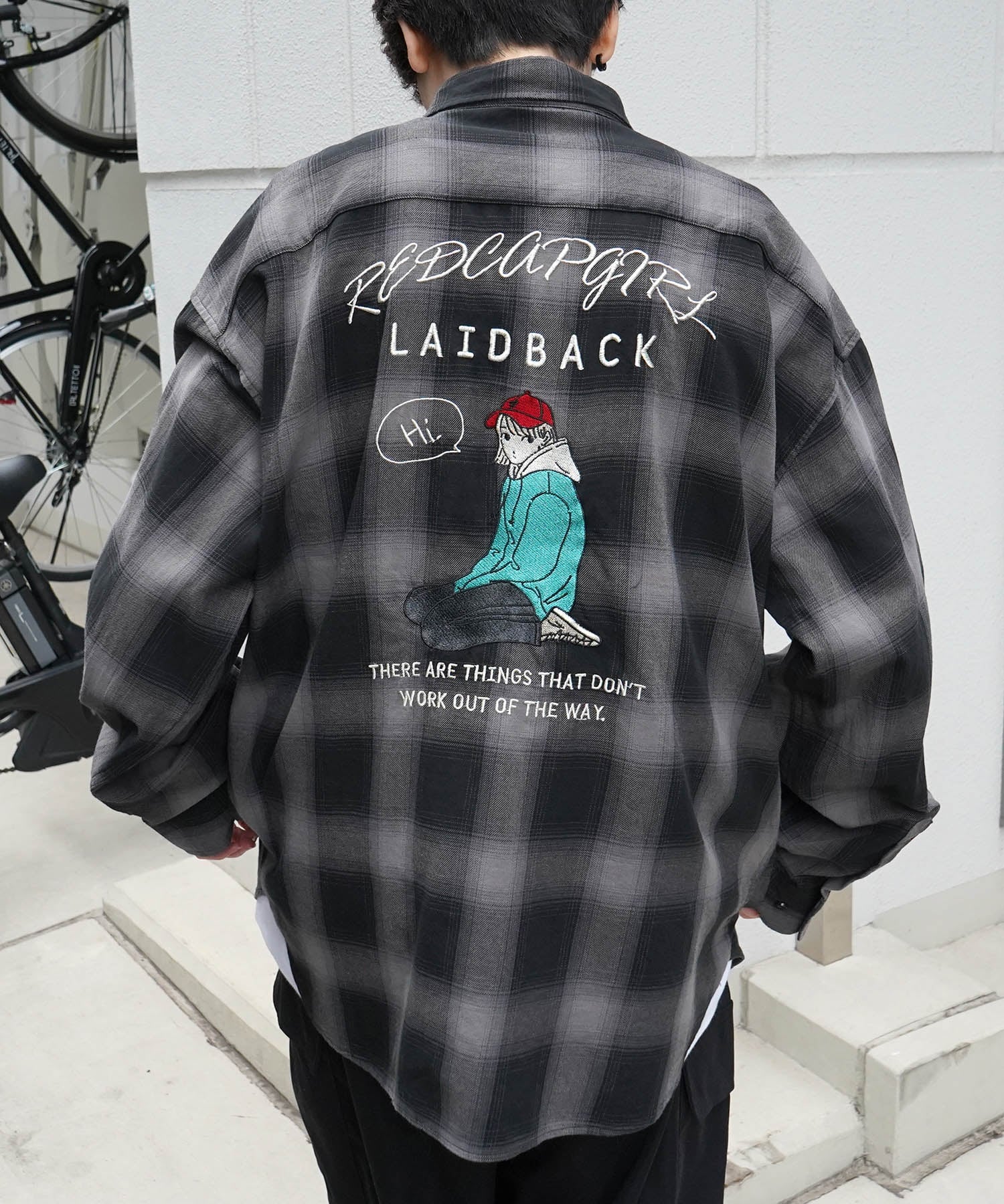 Confirm (M)RCGオンブレーチェックシャツ コンファーム トップス シャツ・ブラウス ブルー ブラック ホワイト【送料無料】