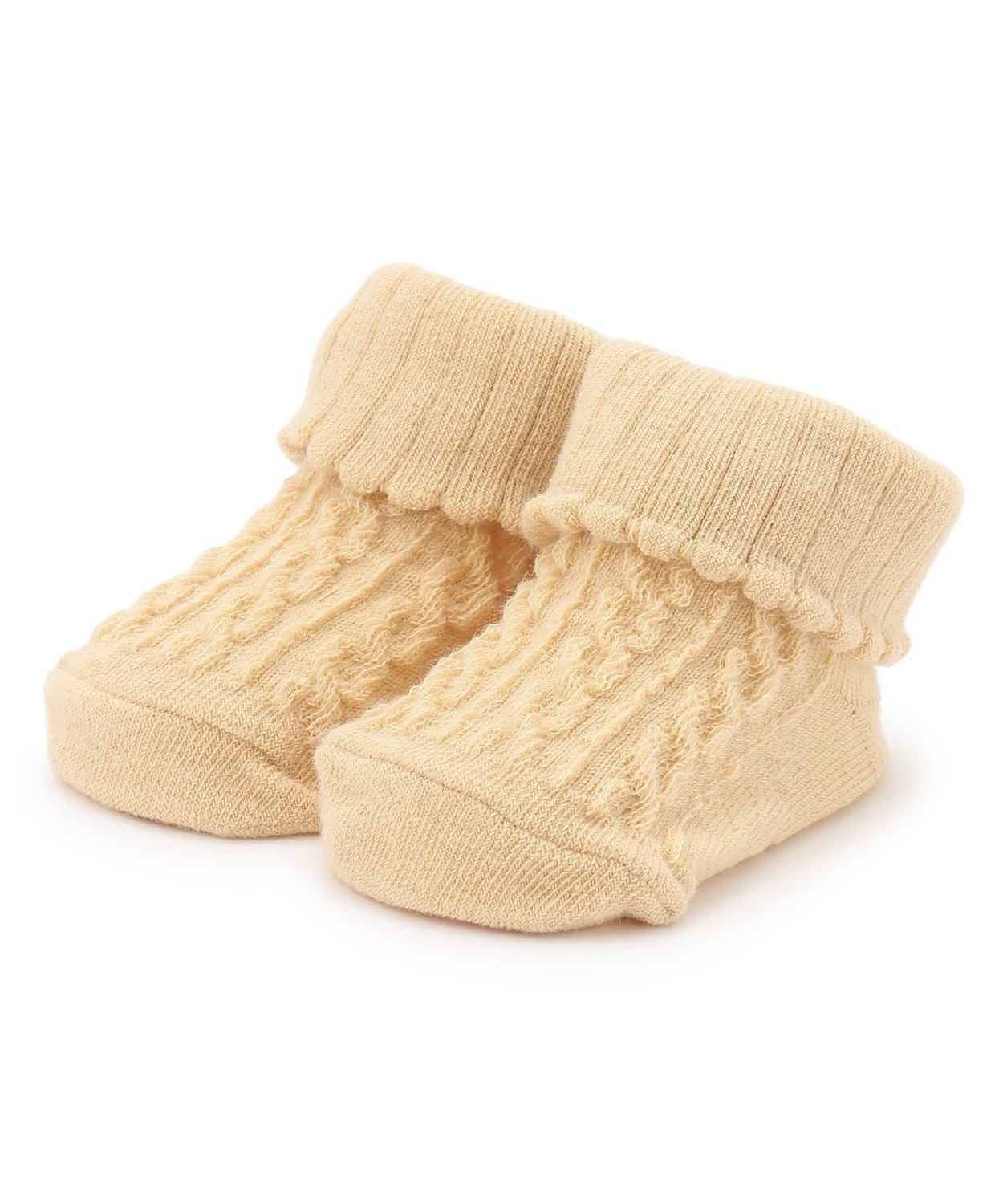 【SALE／20%OFF】petit main ケーブルカップソックス ナルミヤオンライン マタニティウェア・ベビー用..