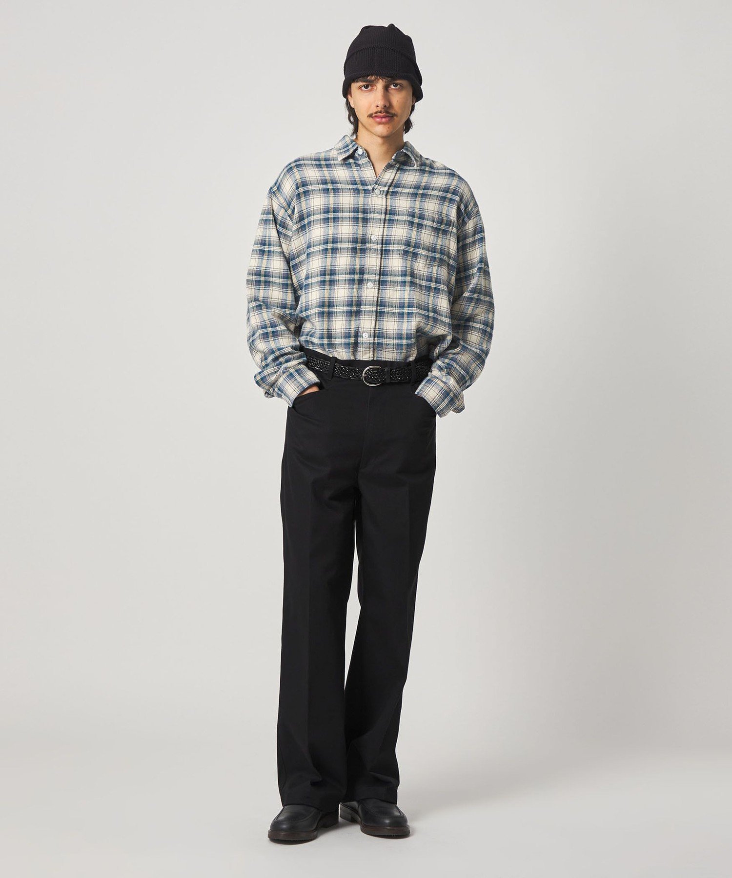 Steven Alan ＜Steven Alan＞ TC ツイル Lポケット スラックスII ビューティー＆ユース ユナイテッドアローズ パンツ その他のパンツ ブラック グレー