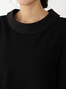 TO BE CHIC(大きいサイズ) 【L】レイヤード2WAY チュニック サンヨー エルサイズ シャツ/ブラウス シャツ/ブラウスその他 ブラック ピンク【送料無料】