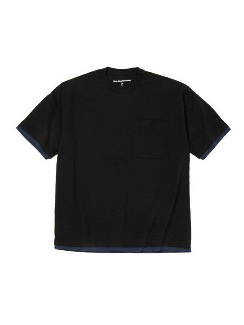 【SALE／30%OFF】Repose Wear LAYERED WIDE T-SHIRT ホワイトマウンテニアリング トップス カットソー・Tシャツ ブラック グレー カーキ パープル【送料無料】