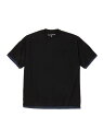 【SALE／30 OFF】Repose Wear LAYERED WIDE T-SHIRT ホワイトマウンテニアリング トップス カットソー Tシャツ ブラック グレー カーキ パープル【送料無料】