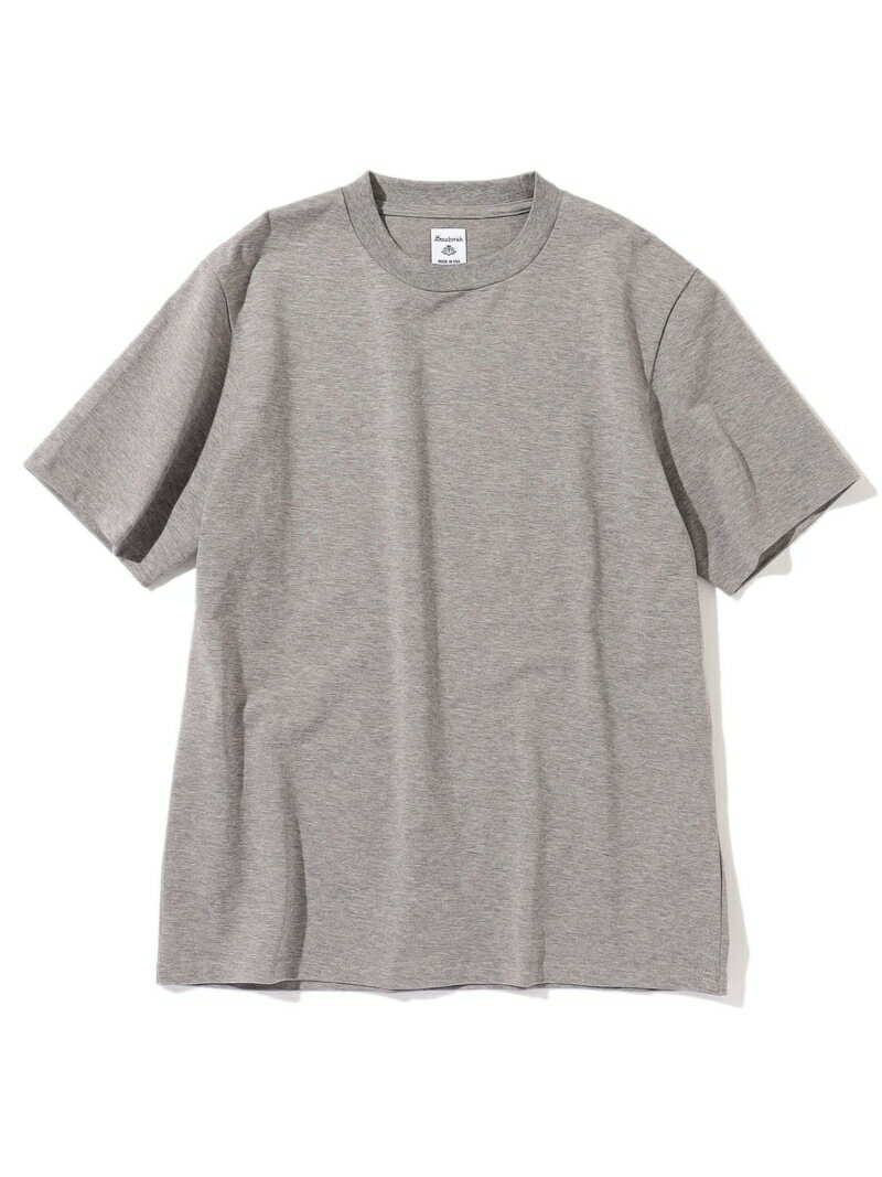 SHIPS Southwick: GIZAコットン クルーネック US Tシャツ シップス トップス カットソー Tシャツ グレー ホワイト ブラック ネイビー【送料無料】