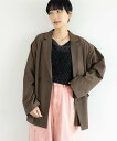 LEPSIM ルーズWブレスト長袖ジャケット レプシィム ジャケット・アウター テーラードジャケット・ブレザー ブラック ブラウン グレー【送料無料】