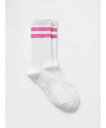 GAP (M)アスレチック クルーソックス ギャップ 靴下・レッグウェア 靴下 グリーン ピンク パープル
