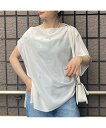 Rouge vif la cle アシメトリースリーブブラウス ルージュ・ヴィフ ラクレ トップス シャツ・ブラウス ホワイト ブラック【送料無料】(4)