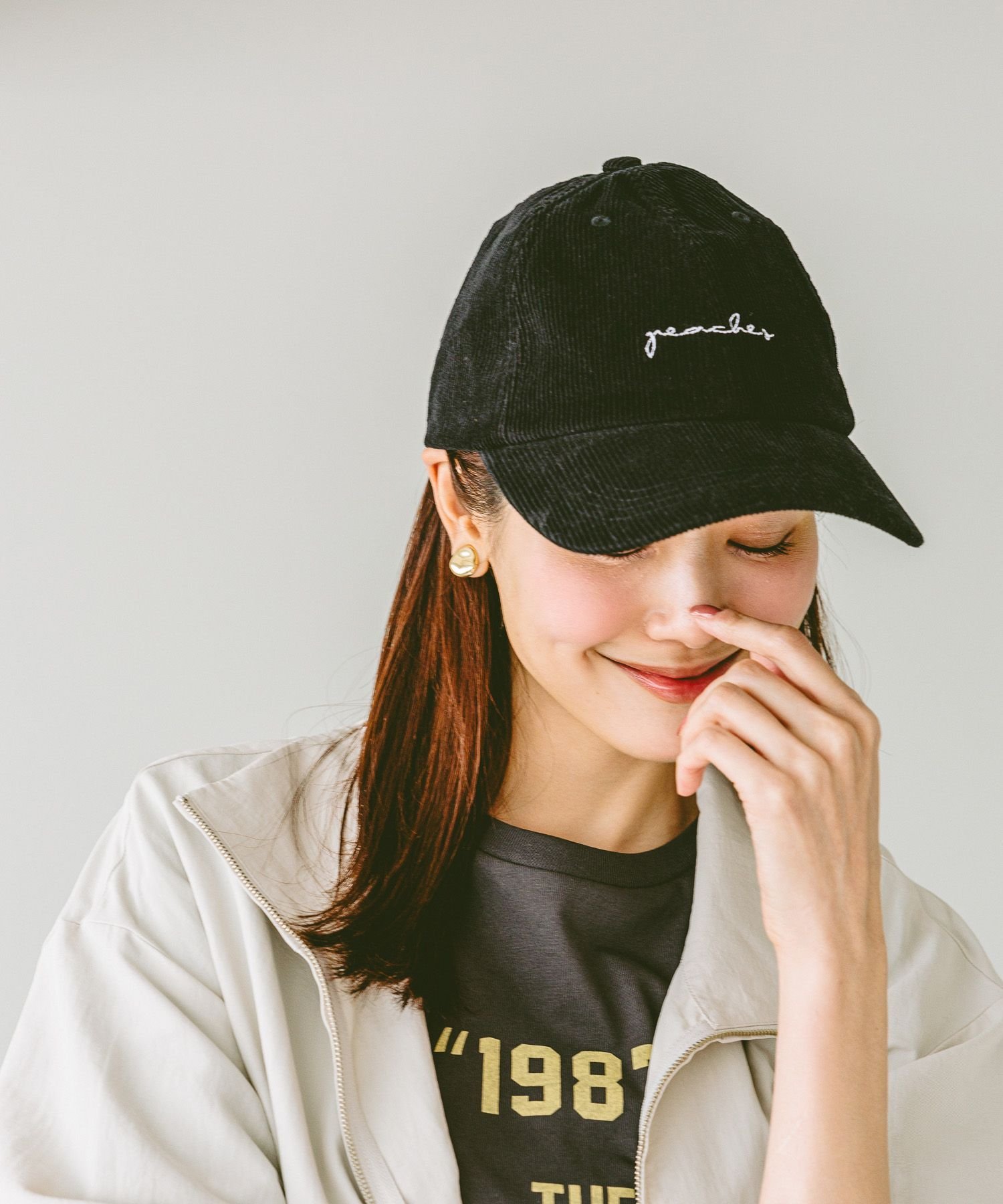 【SALE/40%OFF】GLOBAL WORK UVコーデュロイCAP/158350 グローバルワーク 帽子 キャップ ブラウン ホワイト ブラック