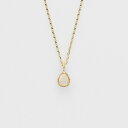 NOJESS 【WEB限定】6月バースストーン/K10ムーンストーンネックレス ノジェス アクセサリー・腕時計 チョーカー ホワイト【送料無料】