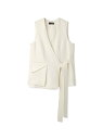 【SALE/50%OFF】styling/ ベルテッドベスト スタイリング インナー・ルームウェア その他のインナー・ルームウェア ブルー ブラック ホワイト【...