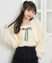 ems excite ステッチリボンNTSET レトロガール トップス...(4)