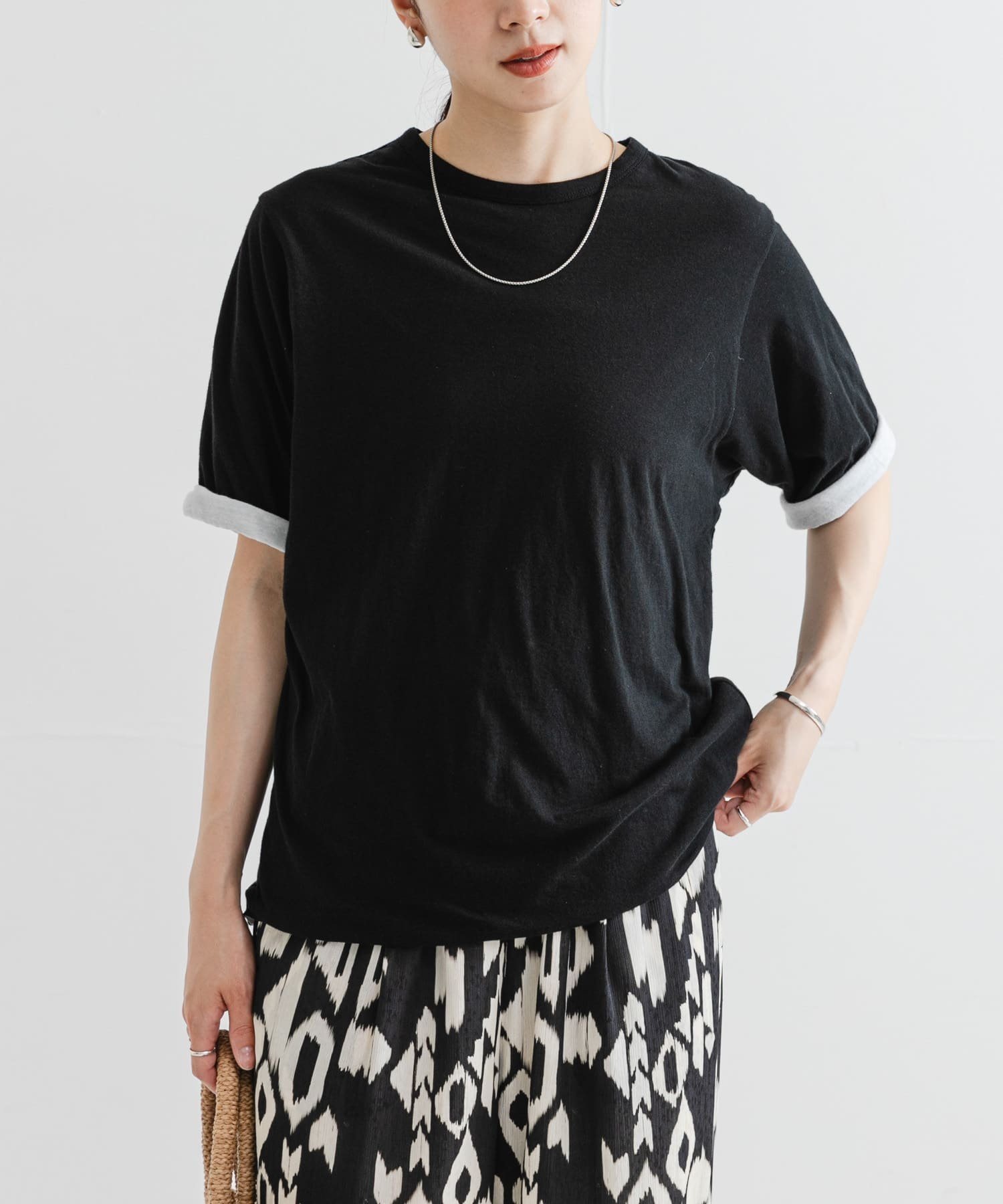 リバーシブルTシャツ アーバンリサーチ トップス カットソー・Tシャツ レッド ホワイト