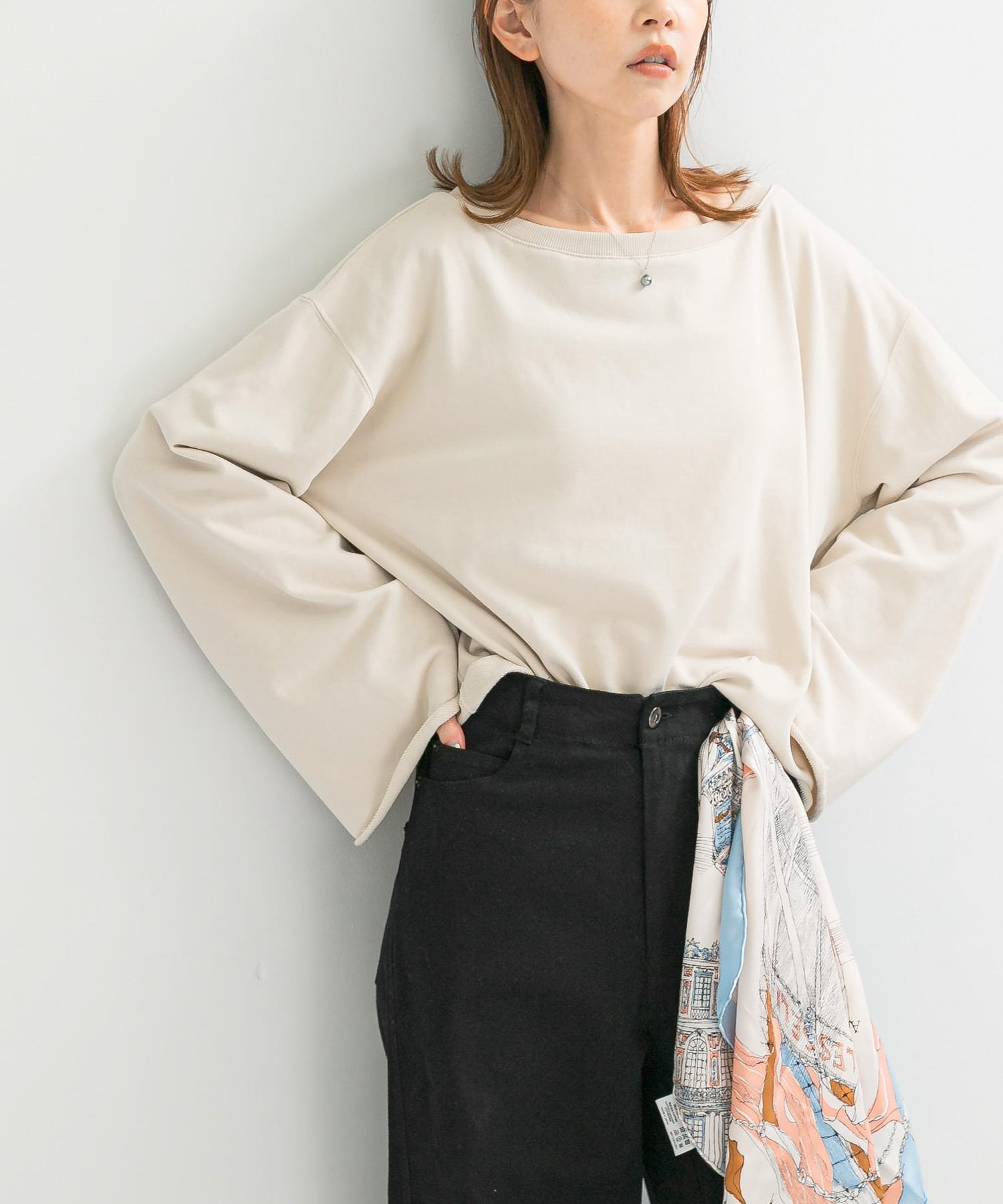 【SALE／50%OFF】URBAN RESEARCH ROSSO オフショルライトスウェット アーバンリサーチロッソ トップス ..