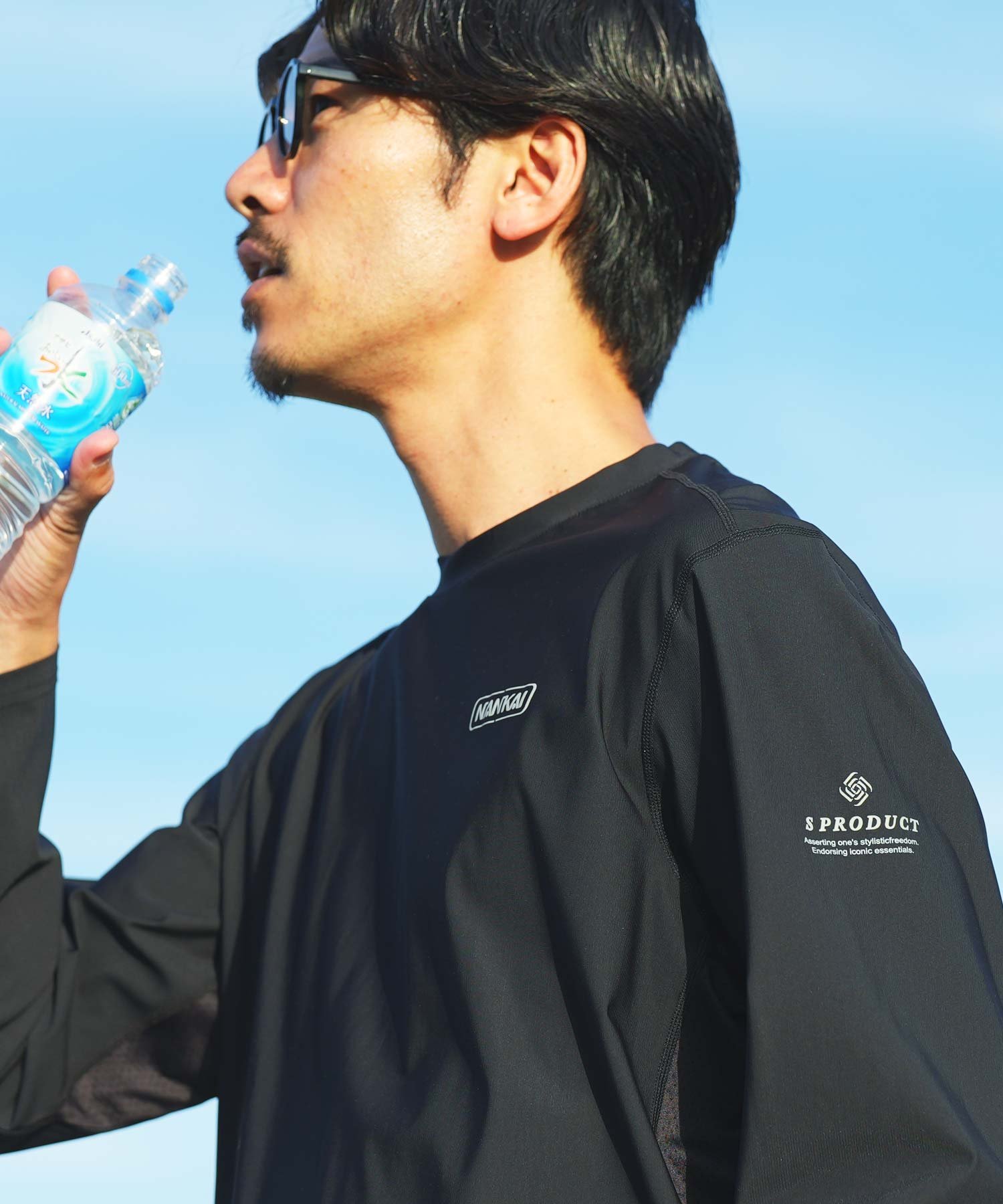 JIGGYS SHOP SELECT 南海部品コラボ クールタッチライド ロンT 長袖 接触冷感 別注 26SS ジギーズショップ トップス カットソー・Tシャツ グレー ブラック