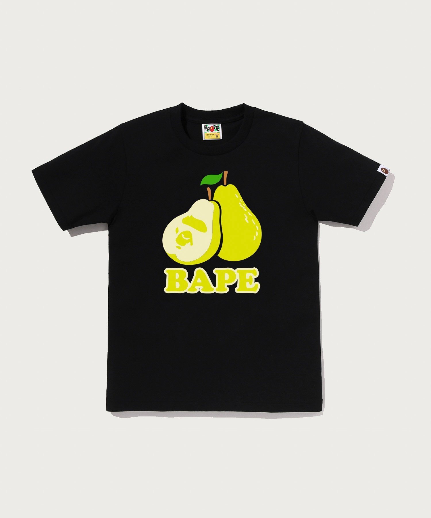 A BATHING APE BAPE PEAR TEE ア ベイシング エイプ トップス カットソー・Tシャツ ブラック ホワイト【送料無料】