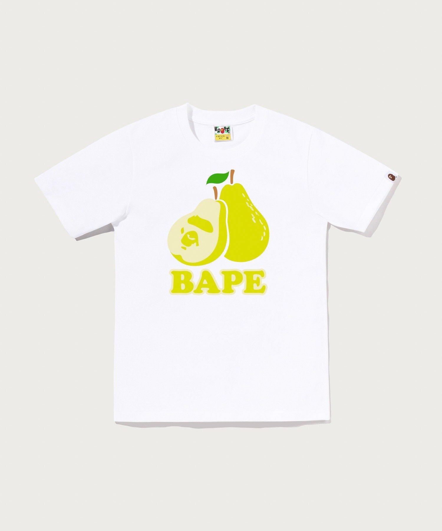 BAPE PEAR TEE ア ベイシング エイプ トップス カットソー・Tシャツ ブラック ホワイト