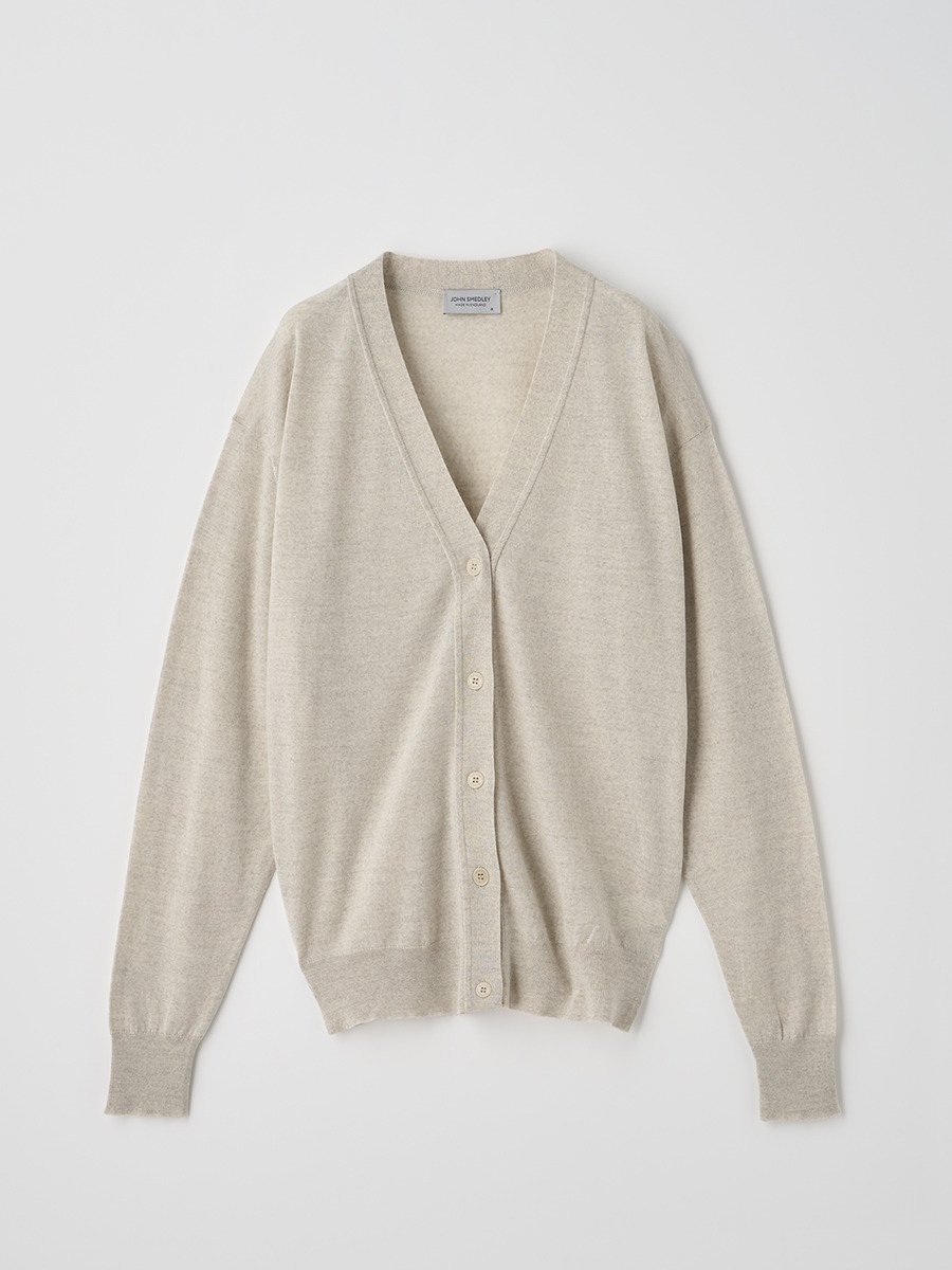 JOHN SMEDLEY Vネック長袖ニットカーディガン ｜ A4664 ｜ 30G COMMON FIT ジョンスメドレー トップス ニット【送料無料】