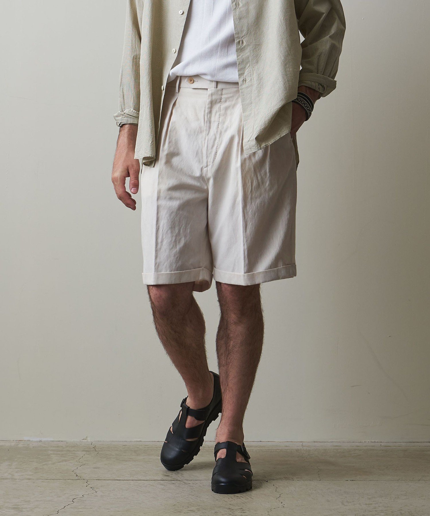 ySALE^60%OFFzSteven Alan Steven Alan TMBL TRO 2PLEATED DRESS SHORT PANTS/pc iCebhA[Y AEgbg pc ̑̃pc zCg uEyz