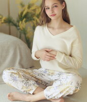 PEACH JOHN 【着心地&コスパの良さで大人気!】グッドスリーピィパジャマ ピーチ・ジョン インナー・ルームウェア その他のインナー・ルームウェア ピンク ホワイト