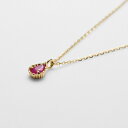 NOJESS 【WEB限定】7月バースストーン/K10ルビーネックレス ノジェス アクセサリー・腕時計 チョーカー レッド【送料無料】