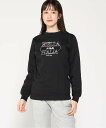 【SALE/28%OFF】FILA フィラ/(W)裏起毛スウェットトレーナー ニッキー トップス スウェット・トレーナー ベージュ ブラック ピンク