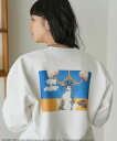【SALE/51%OFF】FREAK'S STORE Tom and Jerry 25SS フリークスストア トップス スウェット・トレーナー ホワイト グレー...