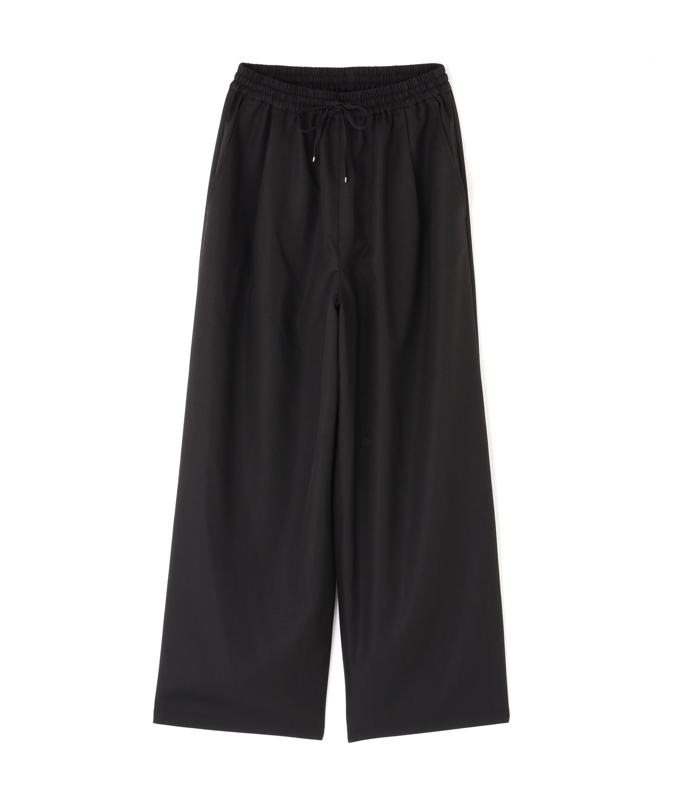 【SALE／30%OFF】N. Natural Beauty Basic ウエストギャザーイージーパンツ エヌ ナチュラルビューティーベーシック* パンツ その他のパンツ ベージュ ブラック【送料無料】