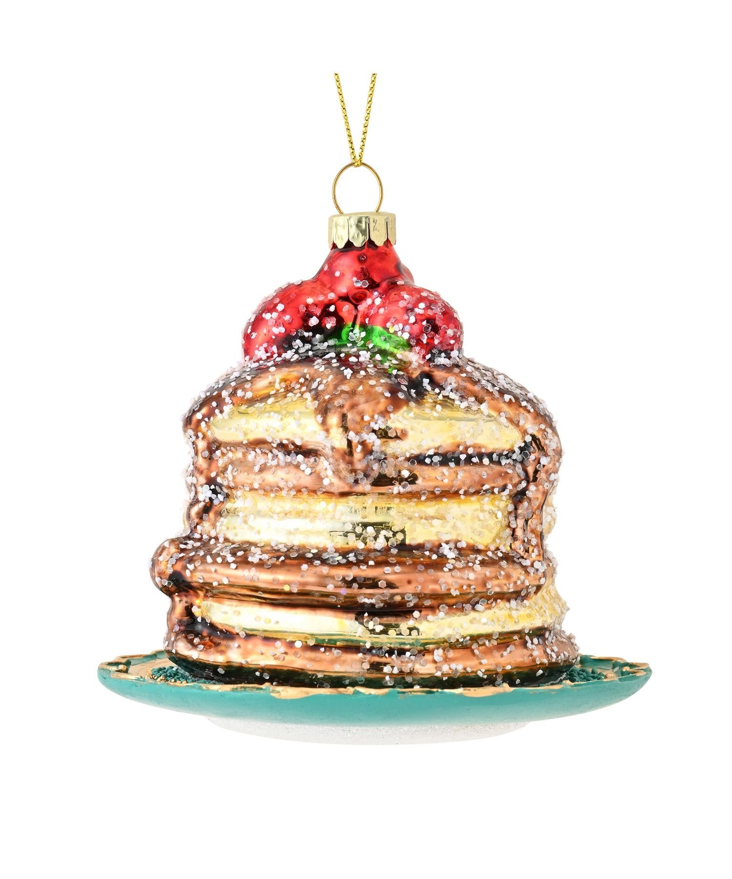 Francfranc ガラスオーナメント パンケーキ フランフラン インテリア・生活雑貨 オブジェ・置物・アート