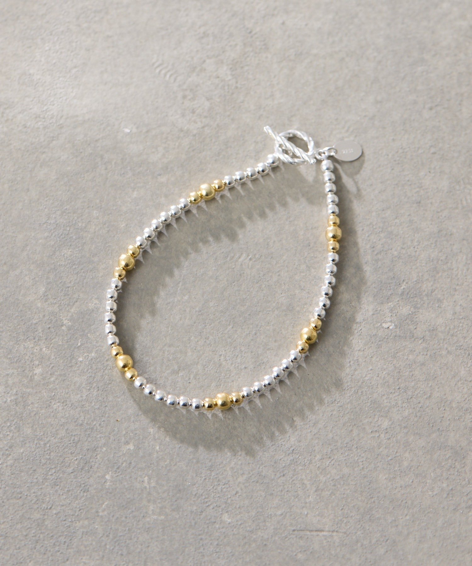 ear PAPILLONNER 《スターリングシルバー使用》縞々ナバホパールブレスレット イア パピヨネ アクセサリー・腕時計 ブレスレット・バングル シルバー【送料無料】