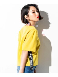 【SALE／70%OFF】Kappa Kappa/KPTL-924 シフォン トップス カットソー・Tシャツ イエロー ネイビー ホワイト