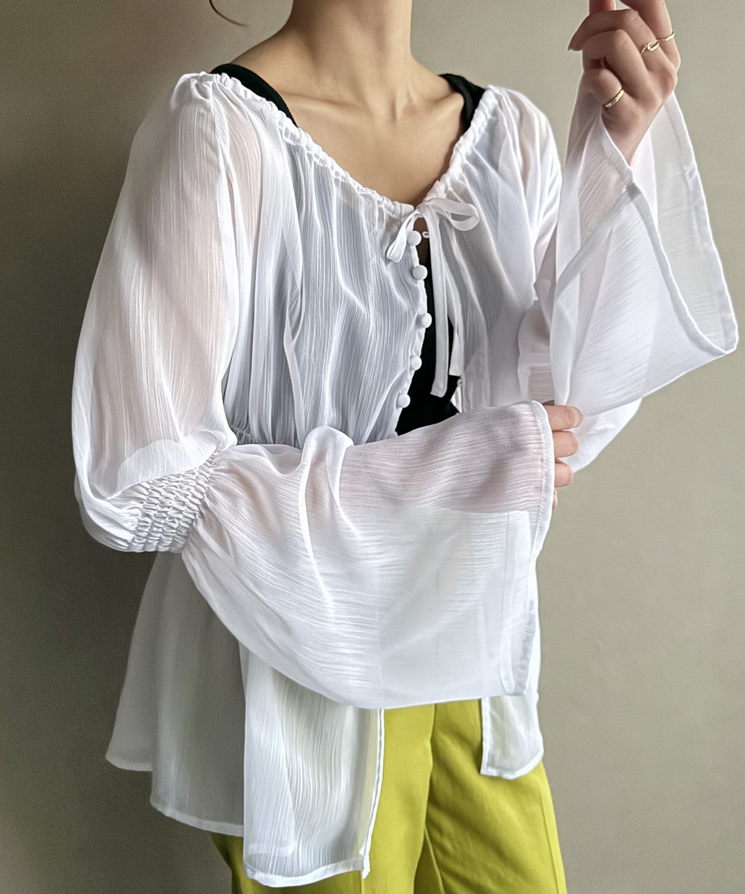楽天市場】styling/ スタイリング シアー シャツ レディースの通販 楽天市場】styling/ スタイリング シアー シャツ レディースの通販
