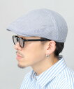 【SALE/10%OFF】Basiquenti ハンチング メンズ ハンチング帽子 深め ハット ストライプ 春 夏 洗える エー.エム.エス. 帽子 ハンチン...