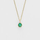 NOJESS 【WEB限定】5月バースストーン/K10エメラルドネックレス ノジェス アクセサリー・腕時計 チョーカー グリーン【送料無料】