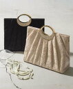 【SALE/8%OFF】metoi metoi/レース金具ハンドルバッグ 結婚式 パーティー オケージョン セットアップセブン バッグ ハンドバッグ ブラック ...